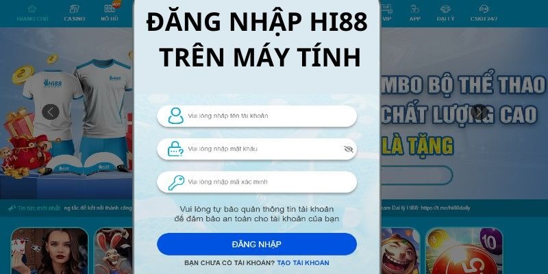 Cần nhập thông tin tài khoản chính xác để đăng nhập thành công